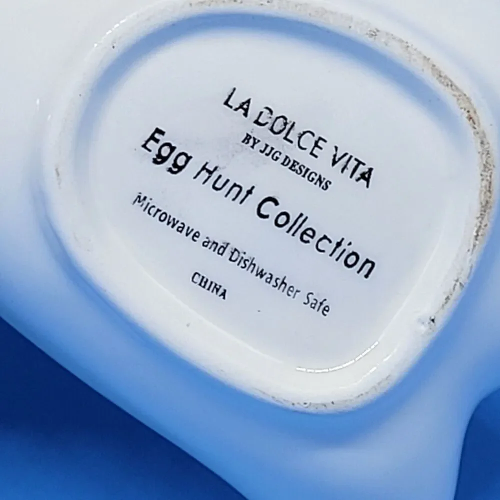 La Dolce Vita By JJG Designs Egg Hunt Collection Tulip Shaped Divided Dish Tray